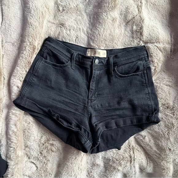 Hollister short black jean shorts - Picture 1 of 5